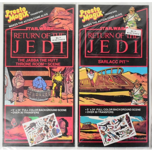 877 - Star Wars - Return Of The Jedi - Presto Magix - a collection of x4 vintage 1983 American Publishing ... 