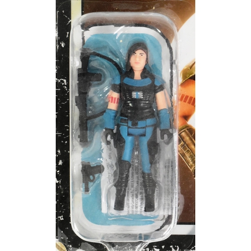 883 - Star Wars - The Mandalorian - a 2020 Hasbro made MOC 'Retro Collection' carded action figure of Cara... 