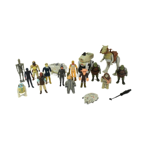 889 - Star Wars - a collection of original vintage Kenner / Palitoy Star Wars action figures and playsets,... 