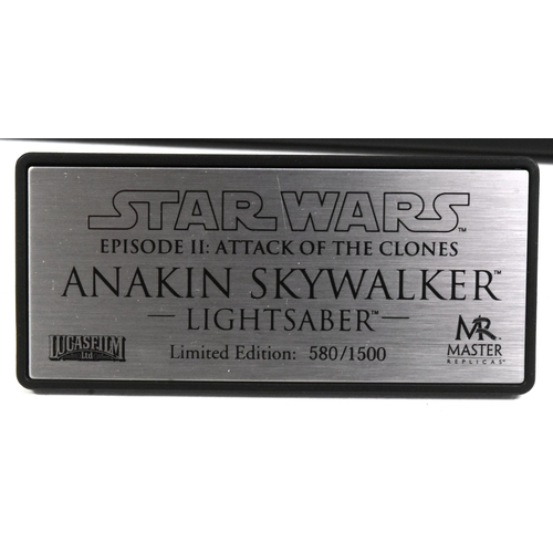 890 - Star Wars - Master Replicas - Limited Edition Anakin Skywalker Lightsaber from Attack Of The Clones ... 