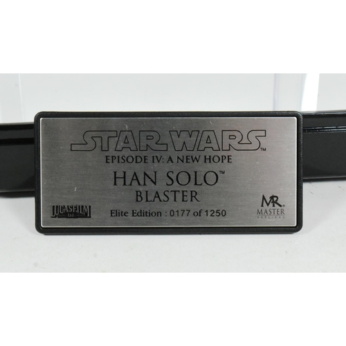 900 - Star Wars - Master Replicas - Elite Edition ' Han Solo Blaster ' from A New Hope (1977) 1/1 scale pr... 