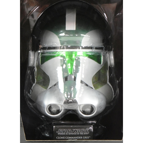 908 - Star Wars - Master Replicas - Star Wars 30th Anniversary 2007 issue ' Clone Commander Gree Helmet Sc... 