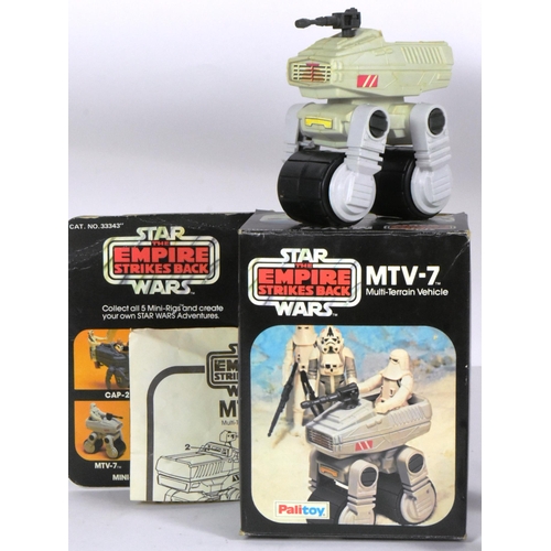 909 - Star Wars - a collection of original vintage action figures and a boxed Palitoy MTV-7 minirig playse... 