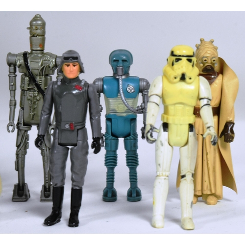 909 - Star Wars - a collection of original vintage action figures and a boxed Palitoy MTV-7 minirig playse... 