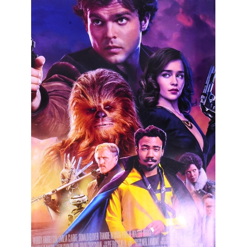 911 - Star Wars - Solo: A Star Wars Story (2018) and The Rise Of Skywalker (2019) - two original UK quad p... 