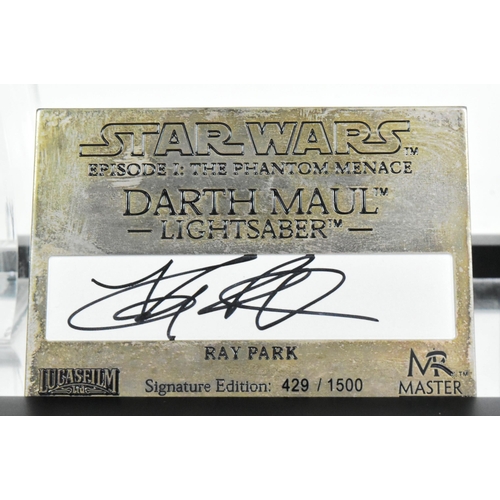 912 - Star Wars - Master Replicas - Signature Edition Darth Maul Lightsaber from The Phantom Menace (1999)... 