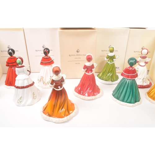 1 - Royal Doulton - Petites - A collection of boxed Royal Doulton porcelain china tableware figurines. C... 
