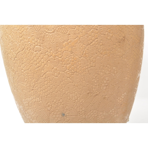 15 - Royal Doulton - Lambeth - A pair of 19th century ceramic pottery table vases. Having a flared rim wi... 