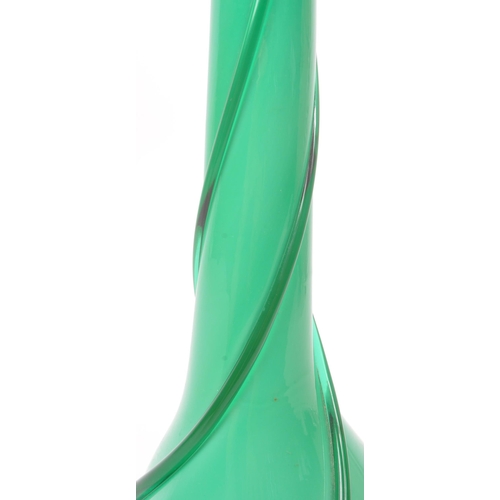 17 - Cristalleria Fratelli Betti - A vintage mid 20th century designer studio art glass vase. Having a fo... 