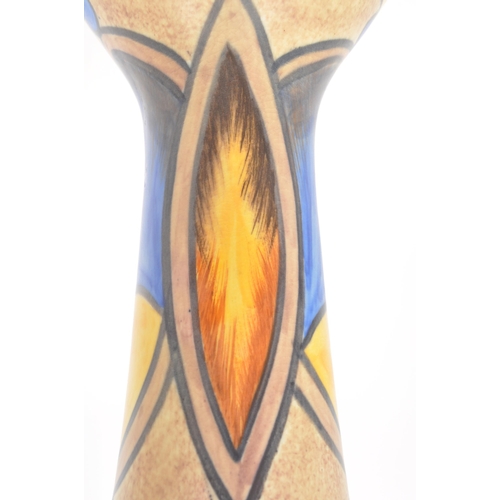 30 - Clews & Co Ltd of Tunstall, Chameleon Ware - A pair of mid 20th century ceramic pottery table top va... 