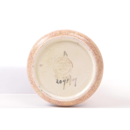 30 - Clews & Co Ltd of Tunstall, Chameleon Ware - A pair of mid 20th century ceramic pottery table top va... 