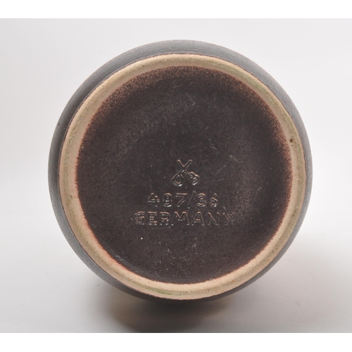 37 - Bay West Germany - A collection of four mid 20th century West German studio pottery vases. The colle... 