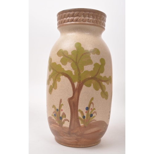 37 - Bay West Germany - A collection of four mid 20th century West German studio pottery vases. The colle... 