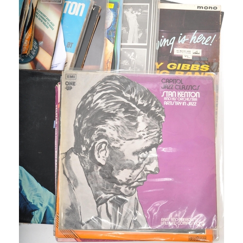 423 - A collection of 20th Century Jazz LP's vinyl record albums to include: Stan Kenton; The Syd Lawrence... 