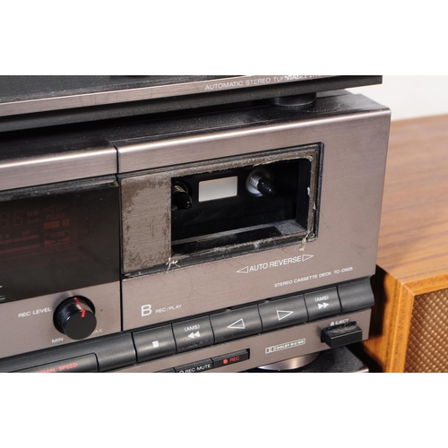 427 - Sony Entertainment - A late 20th century Sony music stacking system. To include automatic stereo tur... 