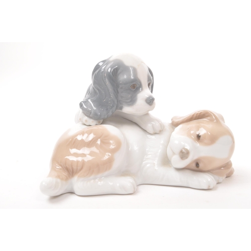 44 - Nao by Lladro - 20th Century - A collection of Spanish porcelain hand painted figurines modelled in ... 