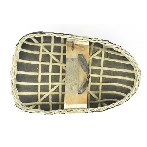 62 - A mid 20th century 1957 Welsh presentation model coracle boat, presented to Megan Lloyd George M.P..... 