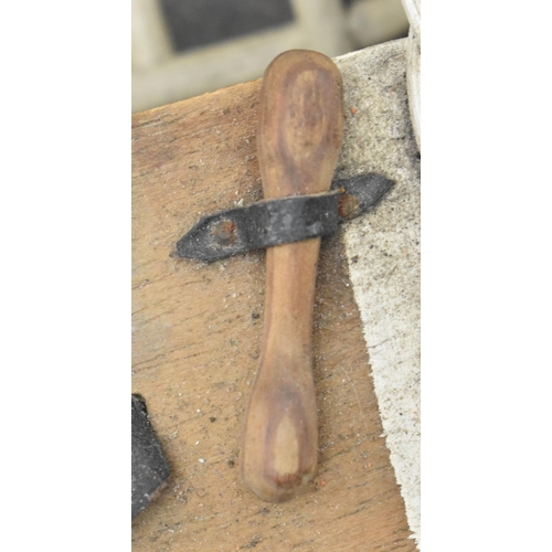 62 - A mid 20th century 1957 Welsh presentation model coracle boat, presented to Megan Lloyd George M.P..... 