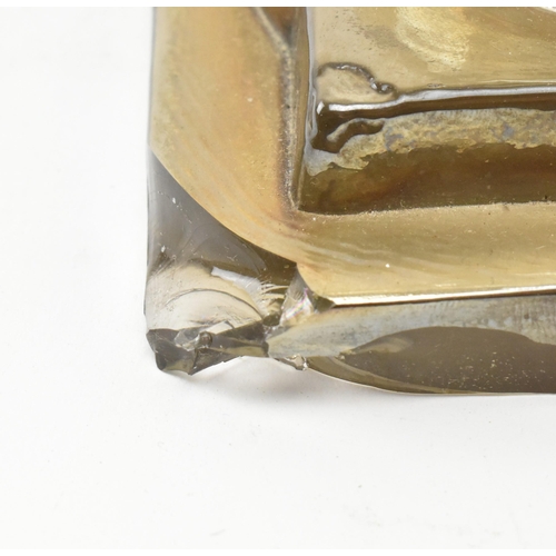 64 - A pair of early 20th century circa 1900 lustre glass confectionery shop display lidded vases / jars.... 