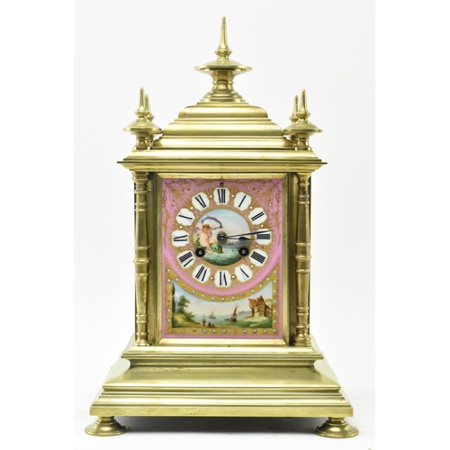 69 - Attributed to Achilles Brocot - a 19th century French eight day movement mantel clock. The mantle cl... 