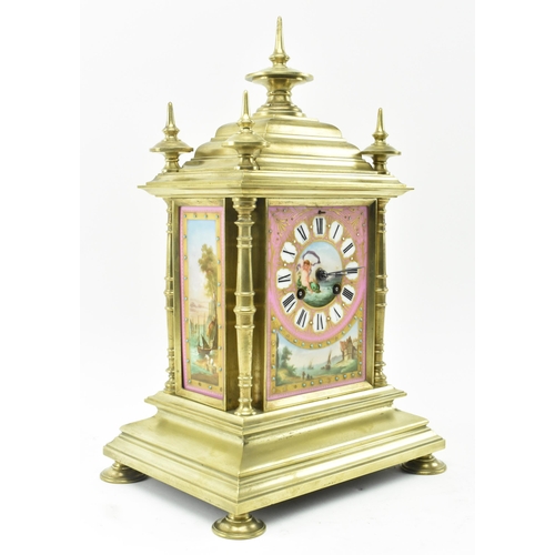 69 - Attributed to Achilles Brocot - a 19th century French eight day movement mantel clock. The mantle cl... 