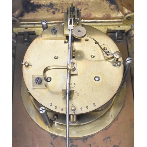 69 - Attributed to Achilles Brocot - a 19th century French eight day movement mantel clock. The mantle cl... 