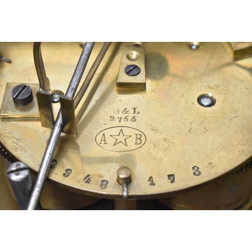 69 - Attributed to Achilles Brocot - a 19th century French eight day movement mantel clock. The mantle cl... 