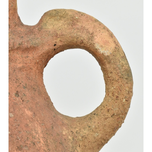 85 - A Mesopotamia large Roman / North African/ Greek/ terracotta storage amphora. The bulbous shaped bod... 