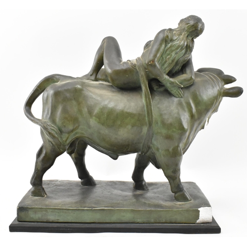 90 - L. Sommers Smith A.R.W.A (British, 20th century) - an Art Nouveau early 20th century bronzed painted... 