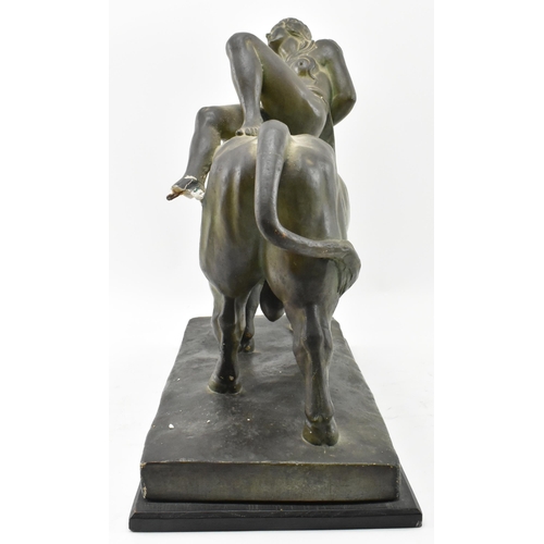 90 - L. Sommers Smith A.R.W.A (British, 20th century) - an Art Nouveau early 20th century bronzed painted... 
