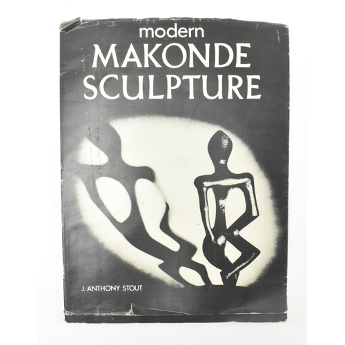 92 - Two Makonde People Tanzanian hand carved wood tribal indigenous sculptures figures. The lot to inclu... 