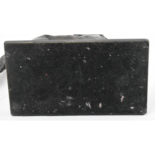 94 - A 20th century lost wax bronze sculpture figure of galloping horse. The figure depicting a horse wit... 