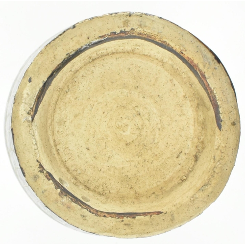 91 - A Yuan dynasty Cizhou brown glazed ceramic meiping vase. The baluster body with carved peonies and f... 