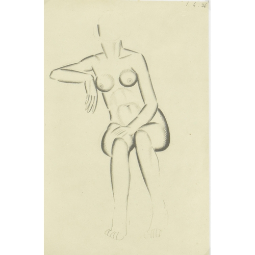 448 - Eric Gill (1882-1940) - A pair of nudes from Eric Gill First Nudes published by Neville Spearman, Lo... 