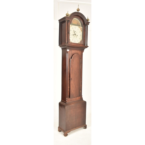 477 - A George III West Country mahogany cased John Blackford Plymouth Docks eight-day maritime longcase g... 