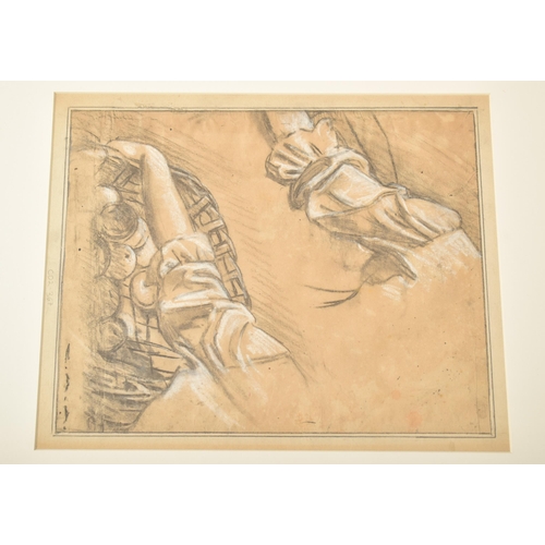 519 - Attributed to Giorgio Matteo Aicardi (Italian, 1891-1984) - Two 20th century pencil & chalk on wove ... 