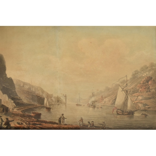 533 - Attributed to Nicholas Pocock (British, 1740-1821) - Hotwells and St Vincent's Rocks  - A late 18th ... 