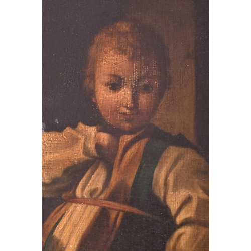 584 - After Bartolomeo Schedoni (1578-1615) - A 19th century believed oil on board study of young boy from... 