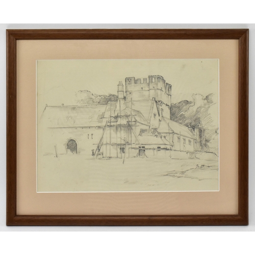 586 - Cyril Walduck Edwards (British, 1902-1982) - Three original 20th century pencil and watercolour on p... 