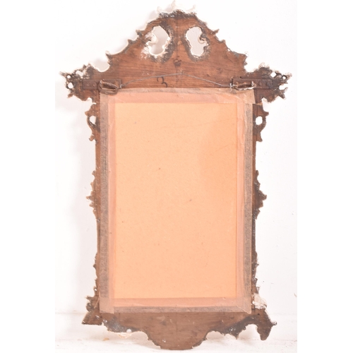 590 - A continental inspired Baroque style white painted wood ornate wall hanging mirror. The mirror havin... 