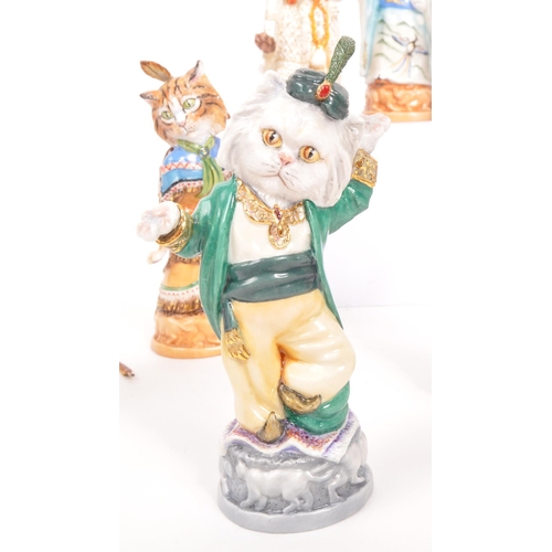 102 - Bronte - A collection of nine porcelain china Bronte limited edition candle snuffers figures from th... 