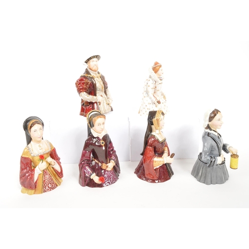 103 - Bronte - A collection of six porcelain china limited edition Bronte candle snuffers for Govier of Si... 