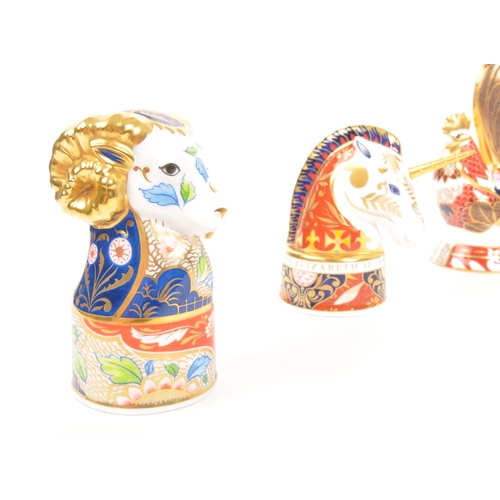 109 - Royal Worcester - A collection of six porcelain china Royal Worcester candle snuffers figures. Compr... 