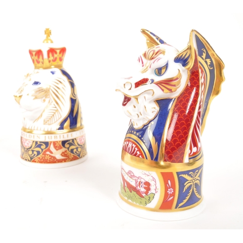 109 - Royal Worcester - A collection of six porcelain china Royal Worcester candle snuffers figures. Compr... 