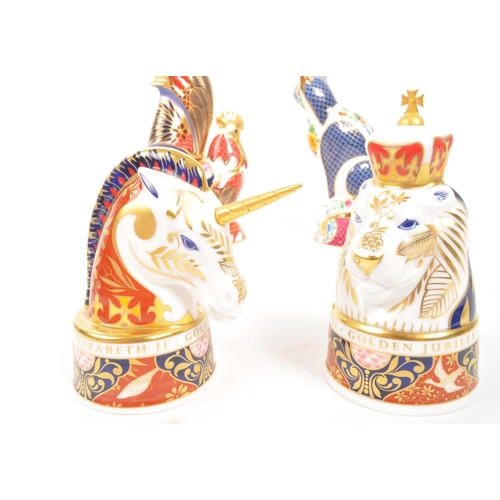 109 - Royal Worcester - A collection of six porcelain china Royal Worcester candle snuffers figures. Compr... 