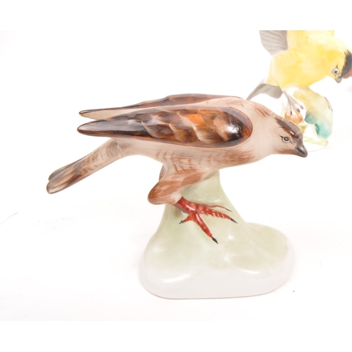 119 - Beswick / Goebel / Royal Worcester - A collection of ten porcelain china figures in the form of bird... 