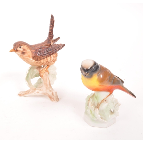 119 - Beswick / Goebel / Royal Worcester - A collection of ten porcelain china figures in the form of bird... 