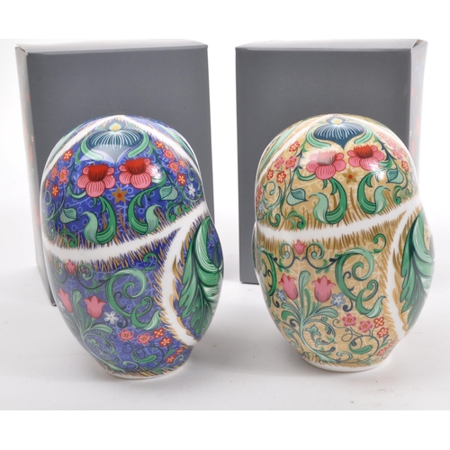 144 - Royal Crown Derby - Two Royal Crown Derby porcelain paperweight owls. The collection to include no. ... 