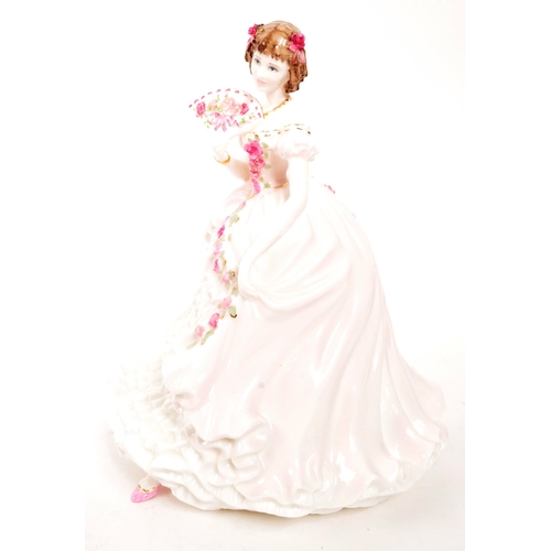 156 - Coalport - Champagne Waltz - A limited edition porcelain Coalport figurine entitled Champagne Waltz ... 