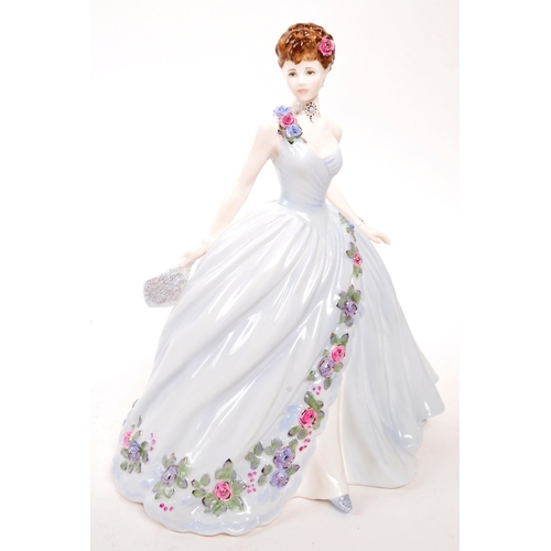 157 - Coalport - A limited edition porcelain Coalport figurine entitled ' The Dream Unfolds ' (CW 536) scu... 